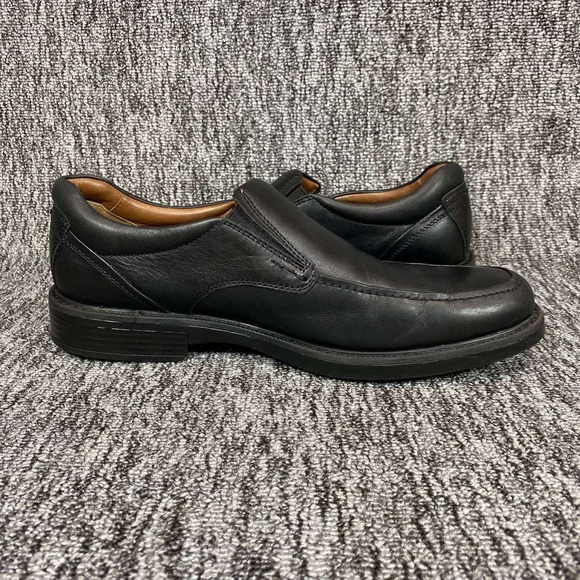Johnston & Murphy Stanton Panel Toe Slip On Mens 8.5 Black Leather Waterproof main image 7